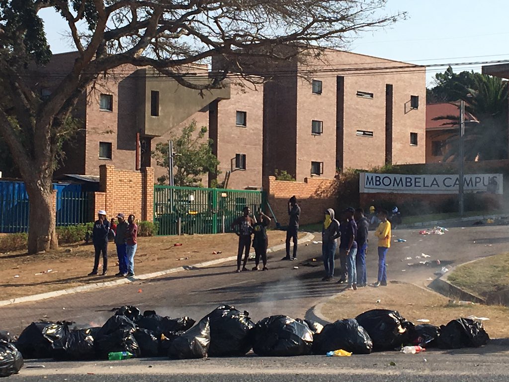 University of Mpumalanga Mbombela campus is closed as students embark on a protest, accusing university management of corruption and nepotism. They've blockaded the main road leading to the university.