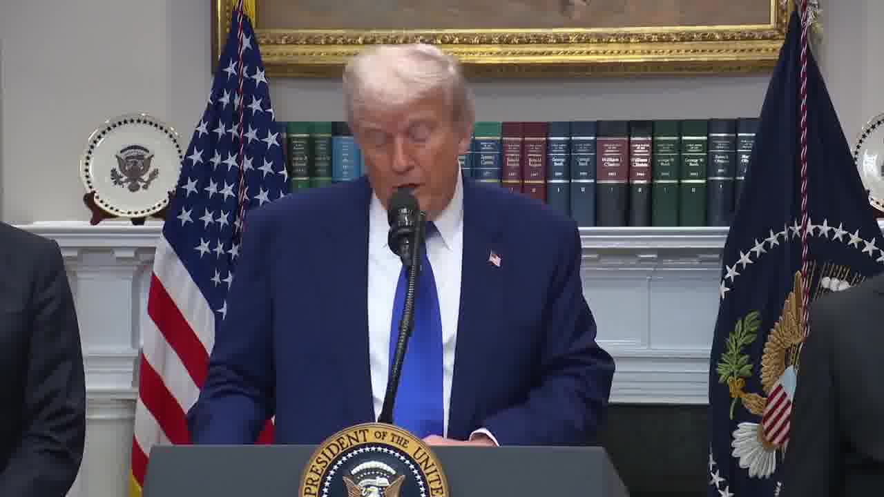 .@POTUS on South Africa: It's a genocide that's taking place that you people don't want to write about. White farmers are being brutally killed, and their land is being confiscated. And the newspapers, and the media, and the television media doesn't even talk about it